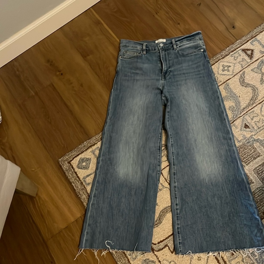 FRAME Le Palazzo Crop, Size 29 Jeans